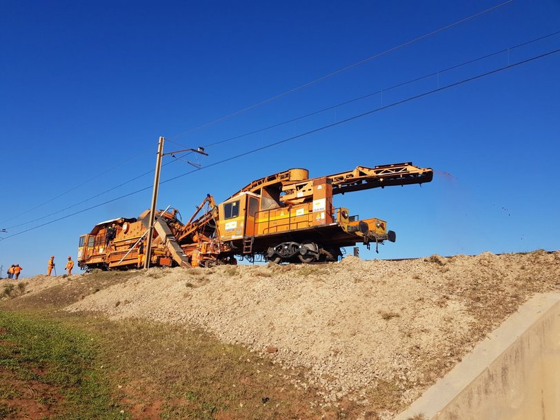 Fin de la quatrième campagne de dégarnissage chez Colas Rail Maroc
